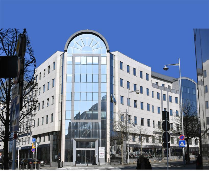 Der Sitz der Luxemburger Gazprombank liegt ein paar Straßenzüge nördlich des Luxemburger Hauptbahnhofs
