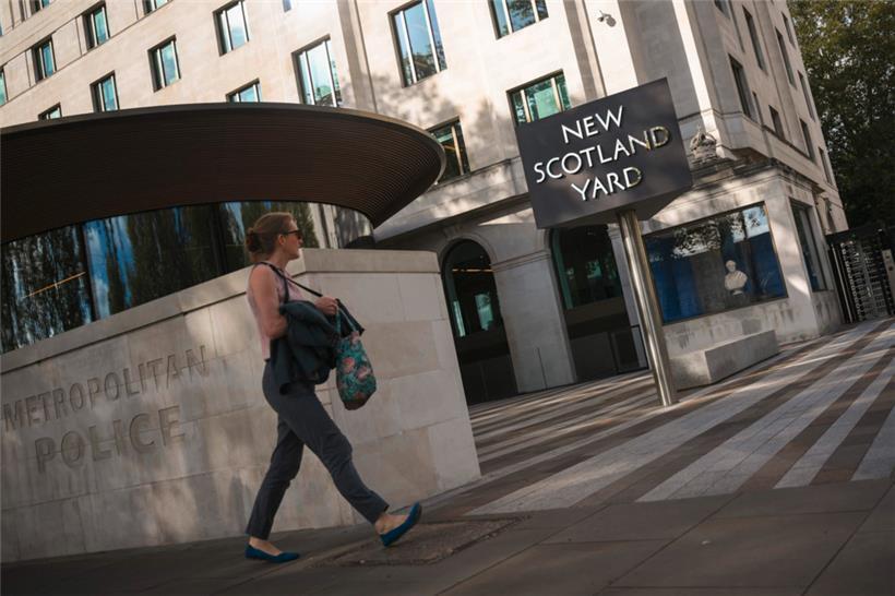 Der Sitz von New Scotland Yard in Westminster im Zentrum von London
