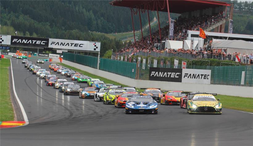 Der Start der 24 Stunden von Spa-Francorchamps
