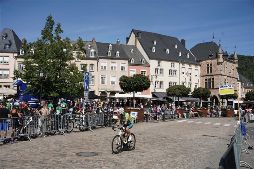 Der Start- und Zielbereich in Echternach
