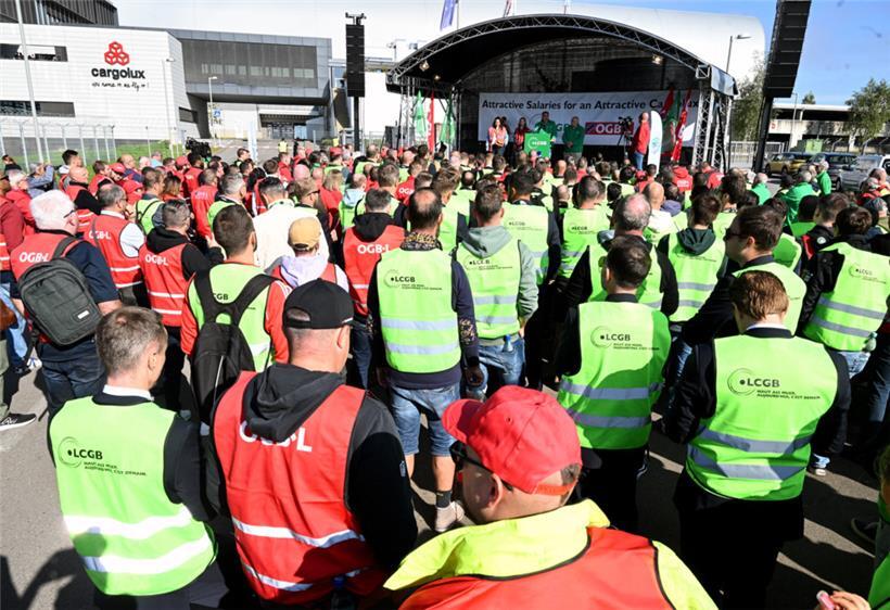 Der Streik bei der Cargolux wurde zusammen mit dem LCGB geführt
