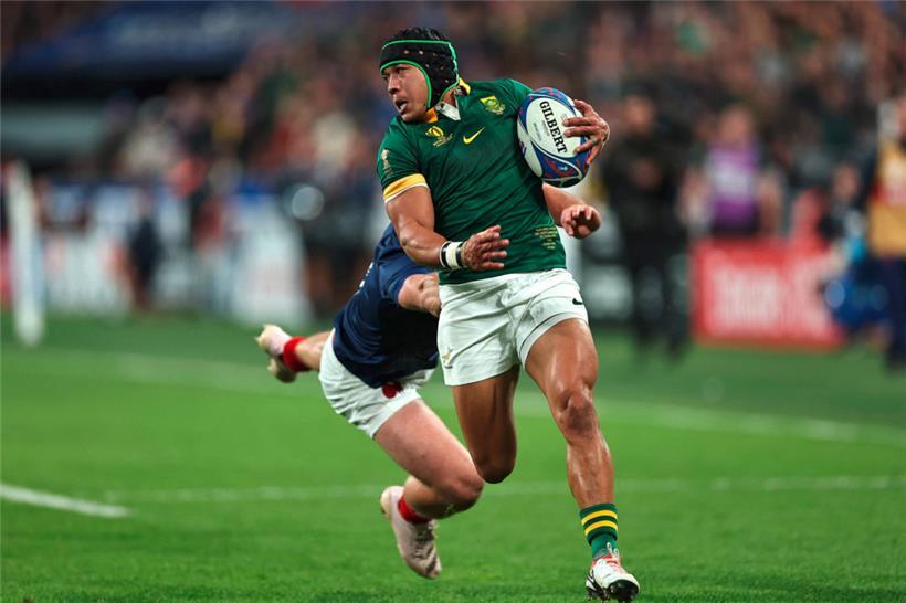 Der Südafrikaner Cheslin Kolbe läuft die 100 Meter unter elf Sekunden
