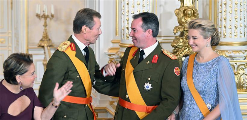 Der Tag begann für Guillaume mit der Abdankung von Großherzog Henri, womit er selbst zum Großherzog wurde, aber noch nicht zum Staatschef
