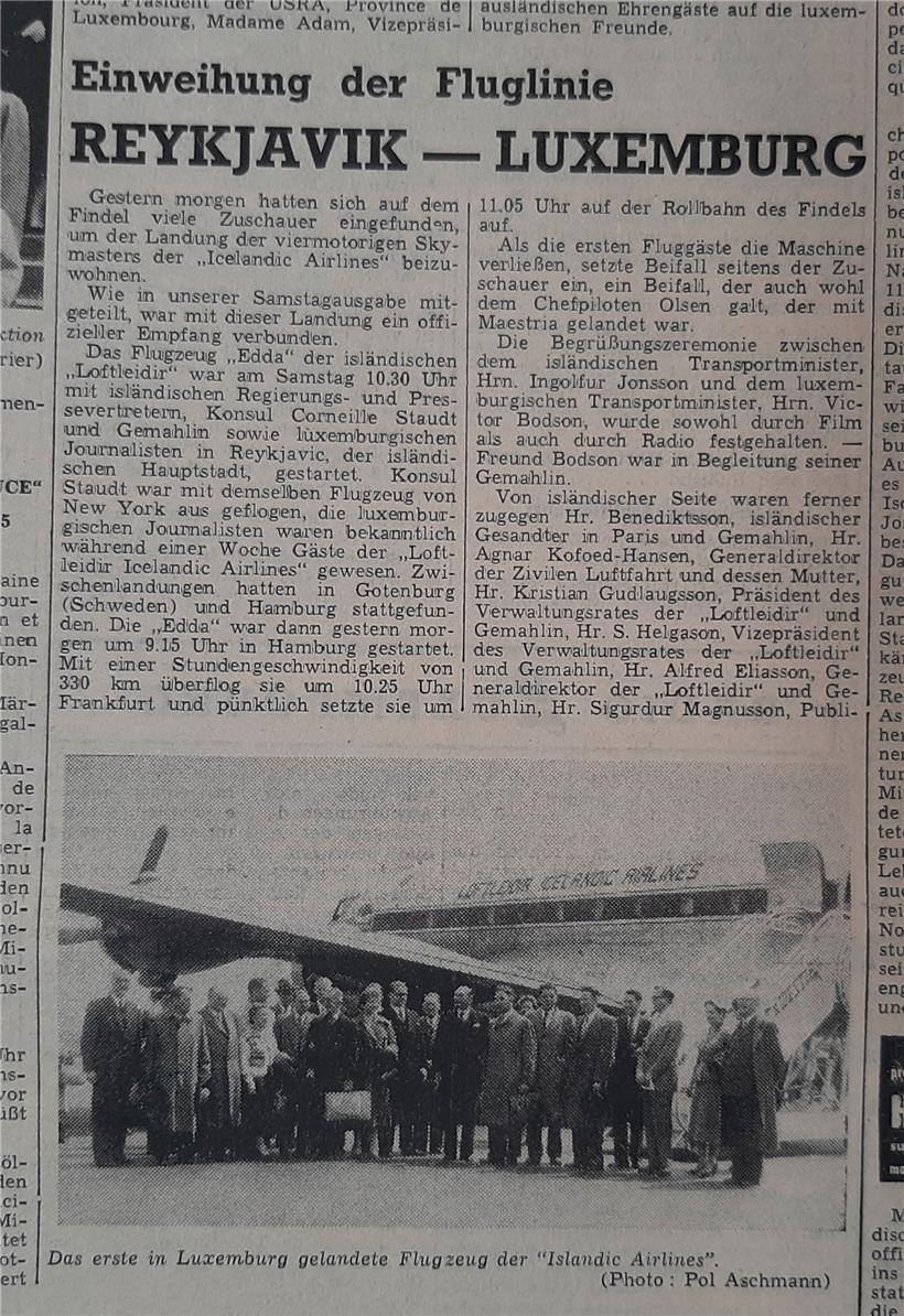 Der Tageblatt-Artikel vom 23. Mai 1955
