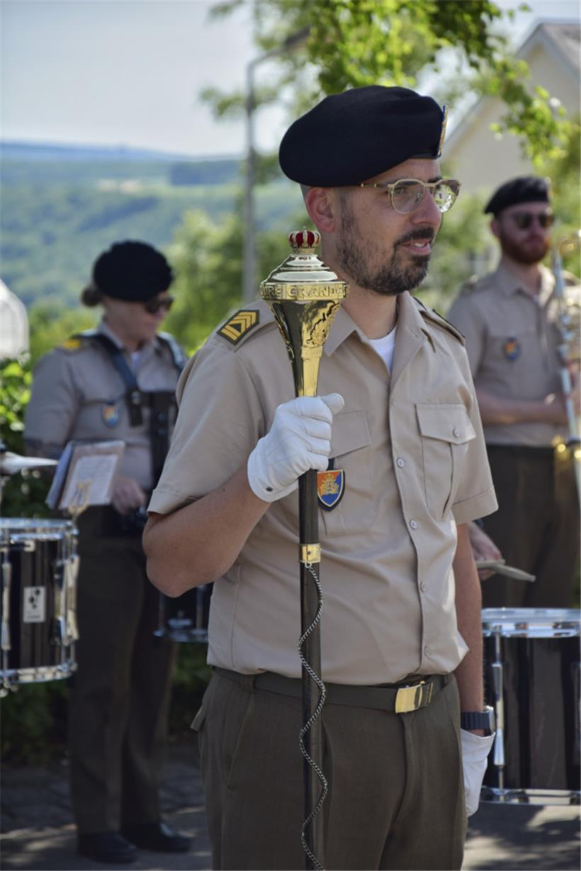 Der Tambourmajor – ebenfalls eine von Braun eingeführte Rolle
