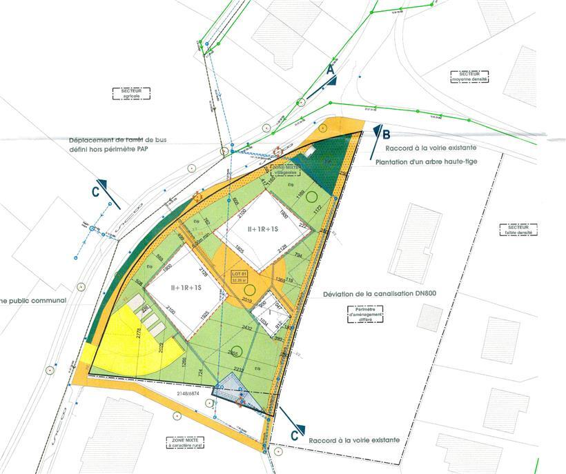 Der Teilbebauungsplan rue d’Olm 
