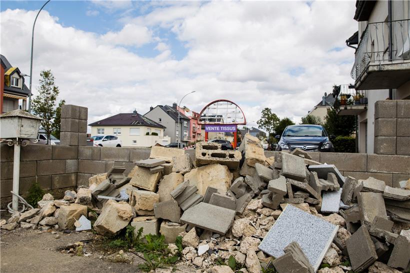 Der Tornado verwüstete große Teile des Südwestens Luxemburgs
