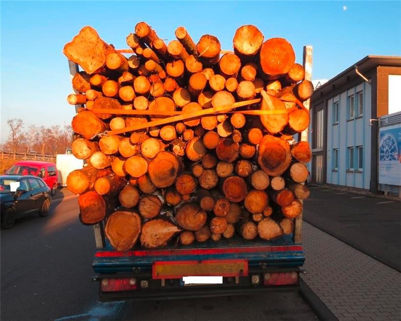 Der Transporter hatte eine Breite von mehr als 2,90 Metern  
