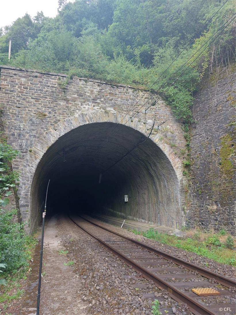 Der Tunnel Schieburg auf der Strecke zwischen Kautenbach und Wilwerwiltz wurde 1863 eröffnet
