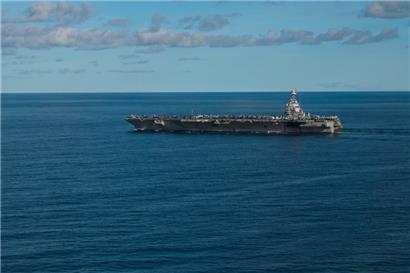 Der US-Flugzeugträger „USS Gerald R. Ford“ und andere Schiffe der US-Marine wurden zu einem Militäreinsatz in die Karibik verlegt
