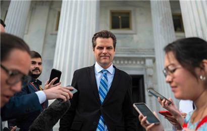Der US-Republikaner Matt Gaetz will den „House Speaker“ und US-Republikaner Kevin McCarthy stürzen
