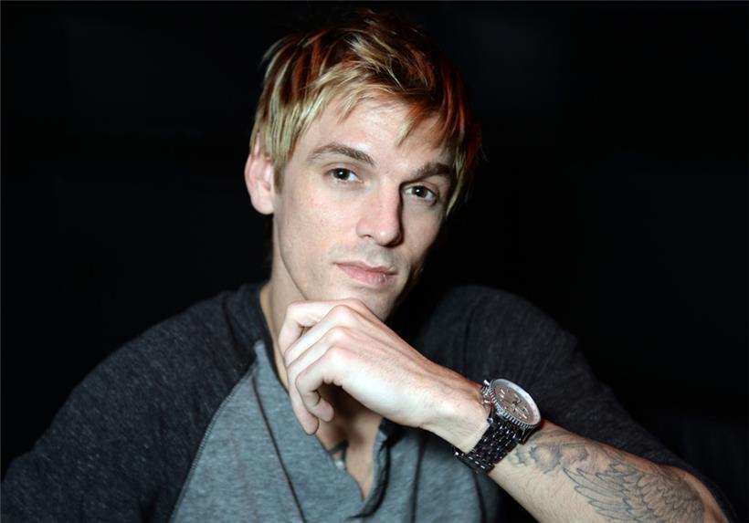 Der US-amerikanische Popsänger Aaron Carter aufgenommen bei einem Fototermin im K17
