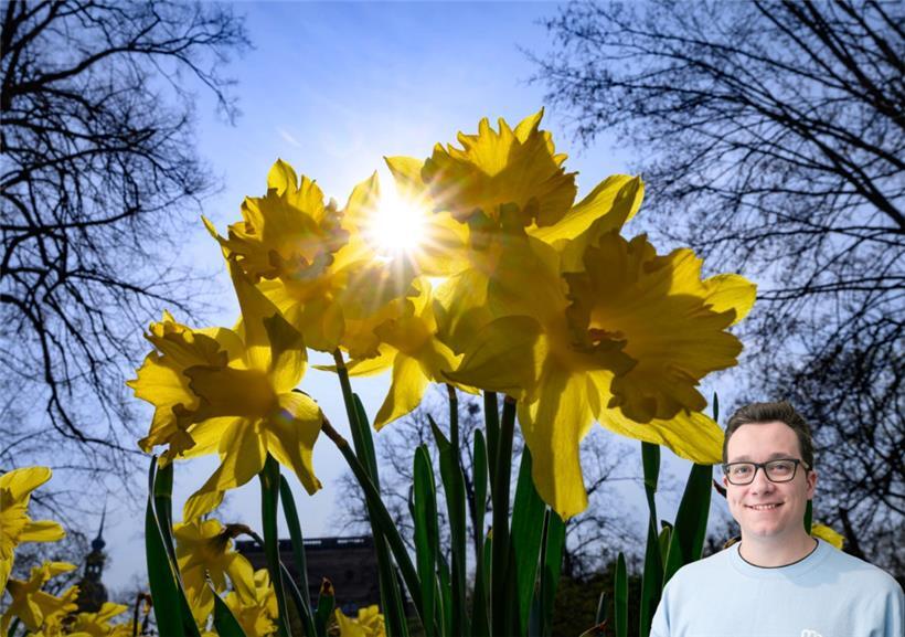 Der Übergang in den April verlief weiterhin trocken und mit recht angenehmen Temperaturen

