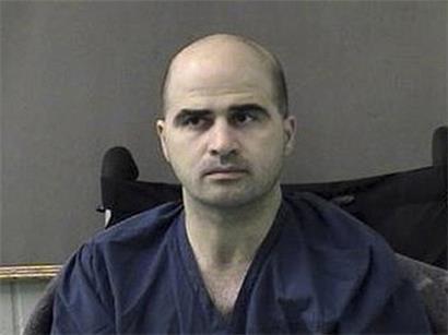 Der Verurteilte Nidal Hasan am 9. April 2010