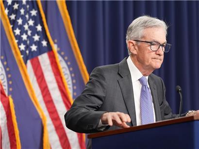 Jerome Powell, Vorsitzender der Federal Reserve, spricht bei einer Pressekonferenz der FED über Geldpolitik