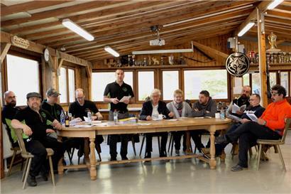 Der Vorstand der Escher Bogenschützen geht unverändert ins neue Vereinsjahr
