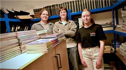 Der Vorstand der Jonk BAD (v.l.n.r.): Alexej Graf, Julie Sauerwein und Emilie Bissener
