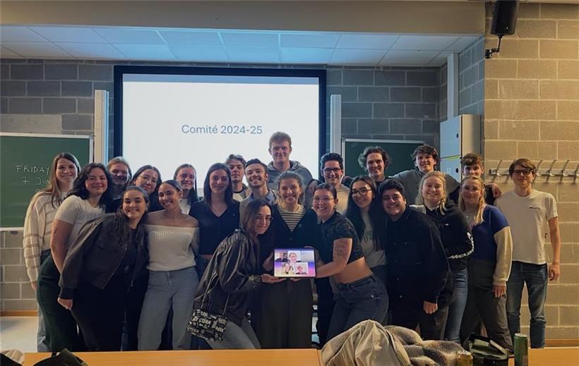 Der Vorstand des CELB: Die Vereinigung der Luxemburger Studenten in Brüssel besteht seit 1979. Sie zählt 550 Mitglieder.
