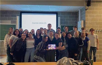 Der Vorstand des CELB: Die Vereinigung der Luxemburger Studenten in Brüssel besteht seit 1979. Sie zählt 550 Mitglieder.
