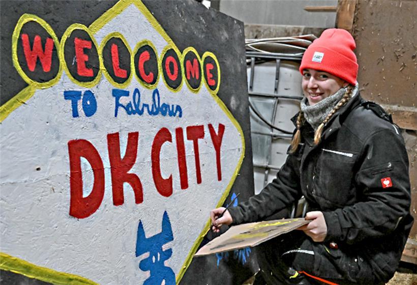 Der Wagen der Landjugend aus dem Norden des Landes steht in diesem Jahr unter dem Thema „Casino“
