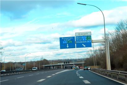 Der Weg nach Luxemburg-Stadt über die A4 erfordert am Wochenende einen Umweg
