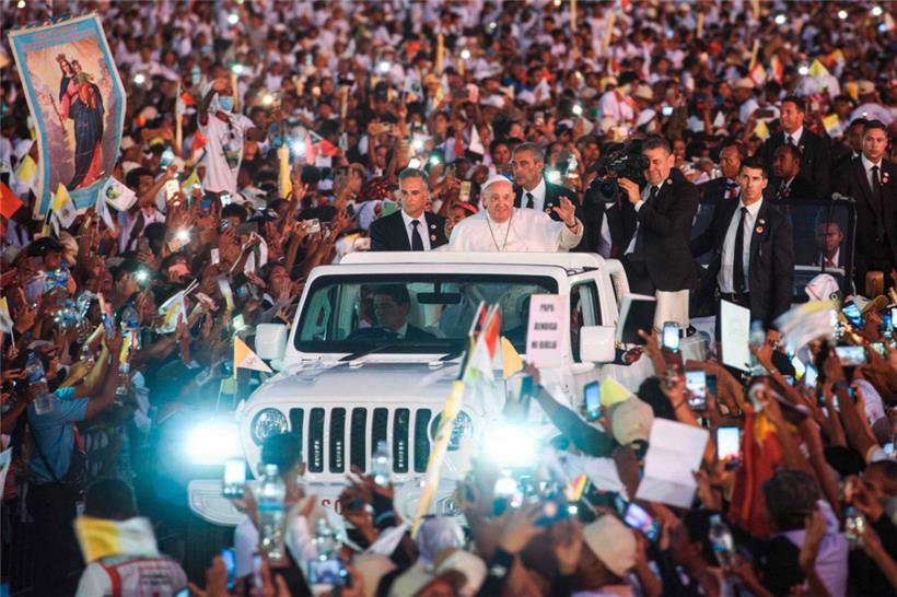 Der Wrangler ist bei weitem nicht der einzige Geländewagen in päpstlichem Besitz...