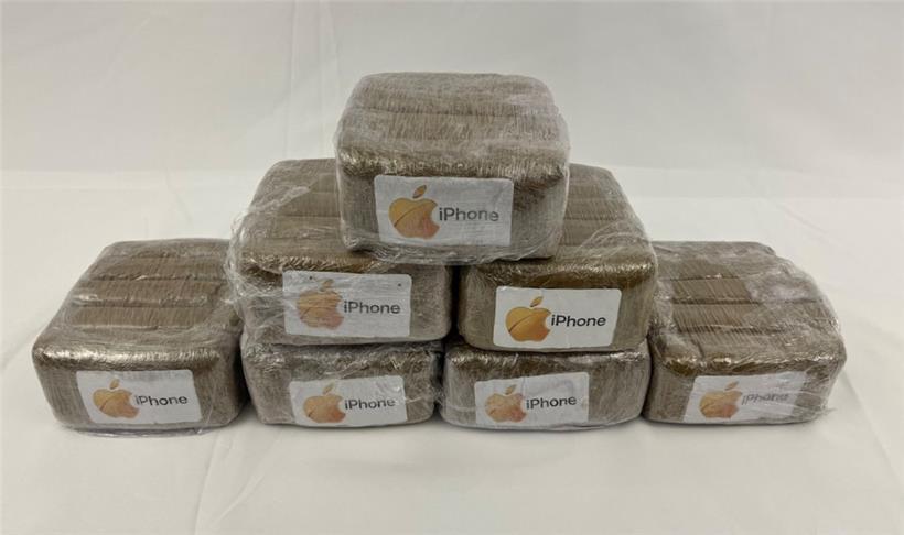 Der Zoll hat fette Beute gemacht – insgesamt 3,5 Kilo Haschisch
