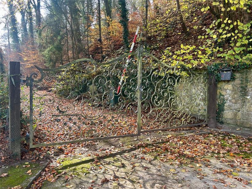 Der Zugang an der route de Stadtbredimus an der Mosel ist schon seit geraumer Zeit geschlossen
