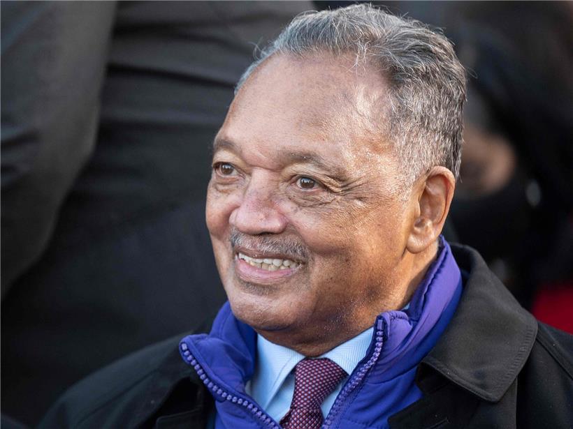 Porträt von Jesse Jackson, afroamerikanischer Pastor und Bürgerrechtler, verstorben am 17. Februar 2026.