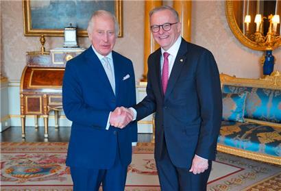 Der australische Premierminister Anthony Albanese wurde am Dienstag von Charles III. empfangen, der neue Monarch löst in Down Under allerdings keine Begeisterung aus
