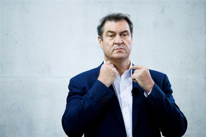 Der bayerische Ministerpräsident Markus Söder hält sich weiter im Spiel in der Kanzlerkandidatenfrage der Unionsparteien
