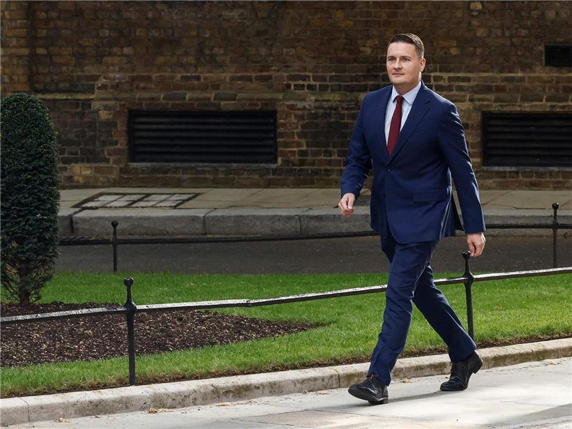 Britischer Gesundheitsminister Streeting bei Rücktritt nach scharfer Kritik an Premierminister Starmer