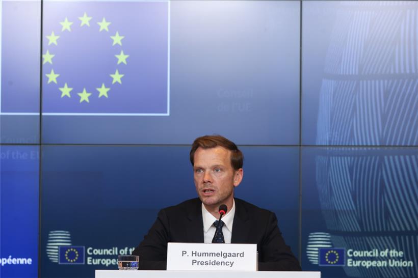 Der dänische Justizminister und amtierende EU-Ratsvorsitzende Peter Hummelgaard hat den Kompromiss unter den 27 herbeigeführt
