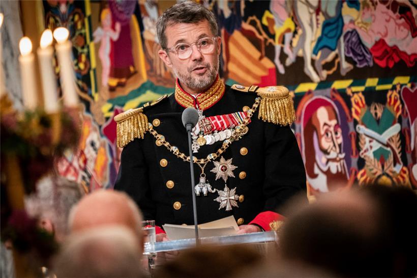 Der dänische Kronprinz Frederik von Dänemark
