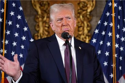 Der designierte US-Präsident Donald Trump bekräftigte am Dienstag seine aggressive Außenpolitik
