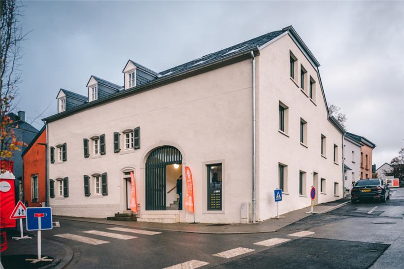 Der ehemalige Bauernhof ist ein Beispiel für die Architektur, als Düdelingen noch ländlich geprägt war
