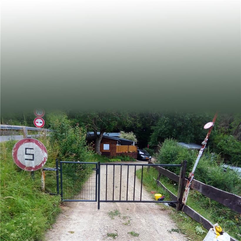 Der ehemalige Campingplatz „Grundhof“ ist abgeriegelt

