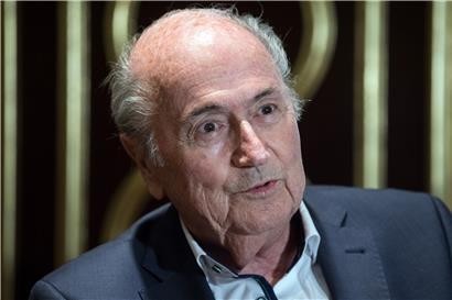 Der ehemalige FIFA-Präsident Joseph Blatter 2018 bei einem Interview in Moskau
