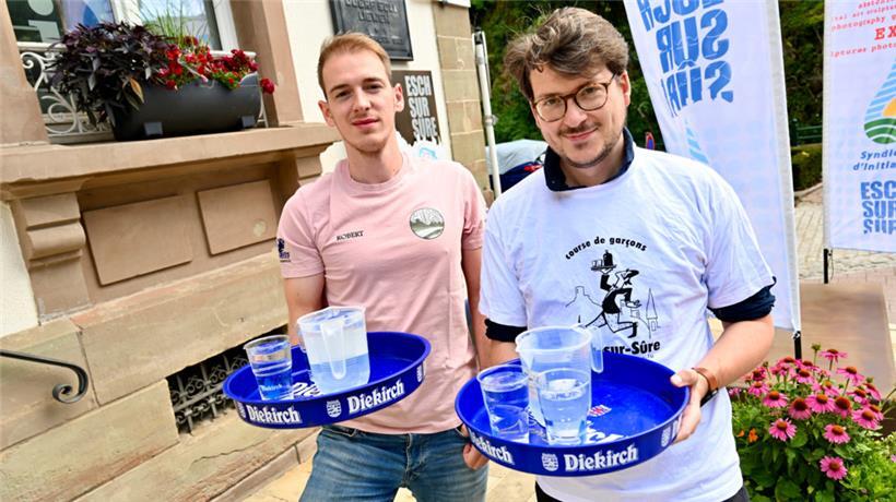 Der ehemalige Gewinner Robert Medjugorac und Tageblatt-Reporter Georges Sold
