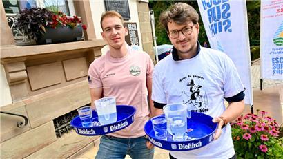 Der ehemalige Gewinner Robert Medjugorac und Tageblatt-Reporter Georges Sold
