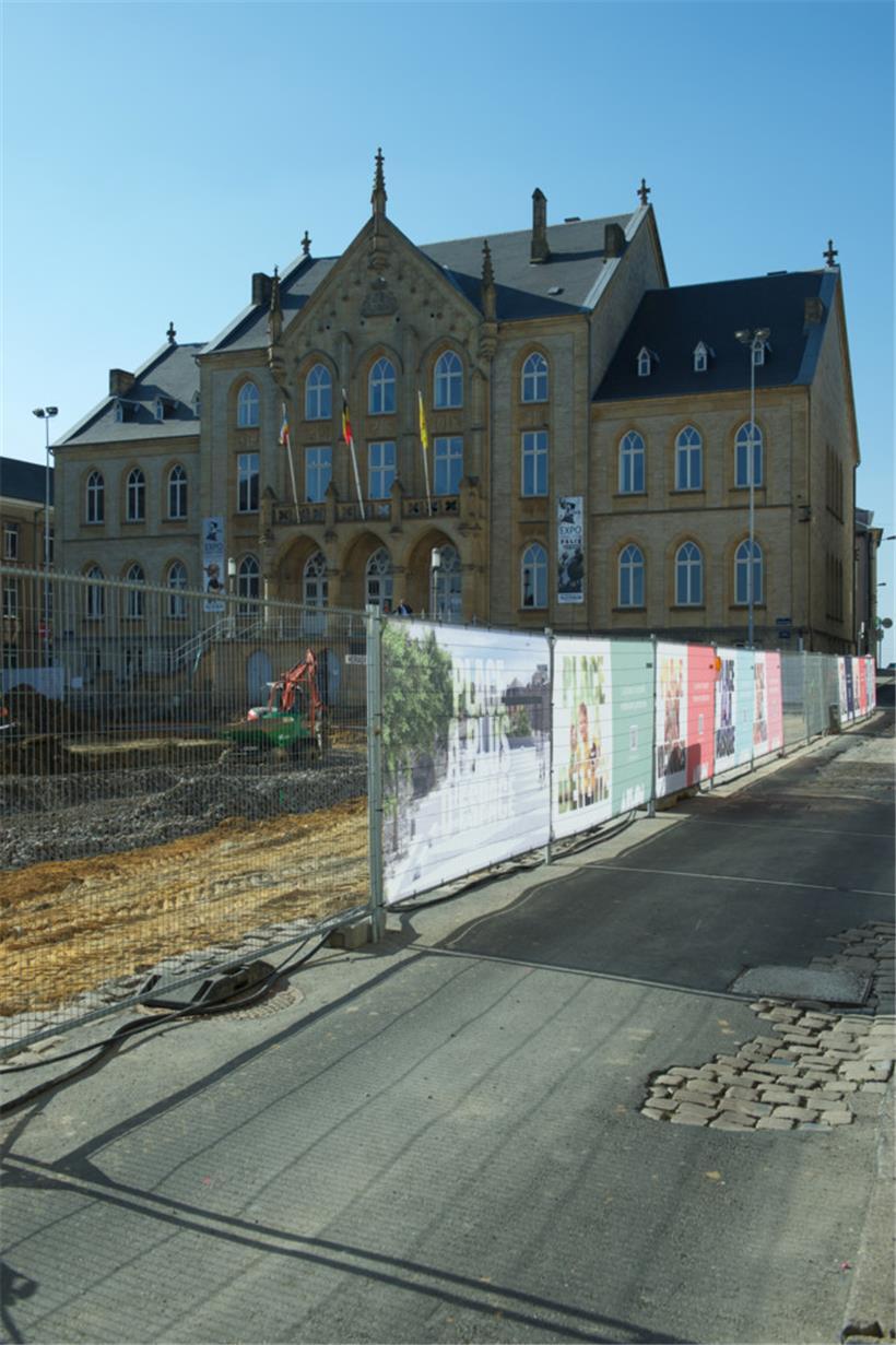 Der ehemalige „Palais de justice“ beherbergt zeitgenössische Kunstausstellungen
