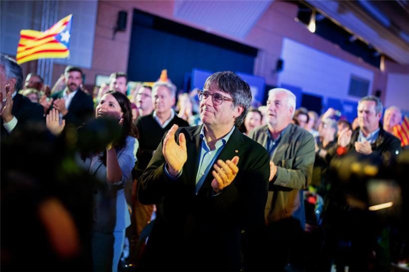 Der ehemalige Regionalpräsident Carles Puigdemont kündigte im Falle einer Niederlage seinen Rückzug aus der Regionalpolitik an
