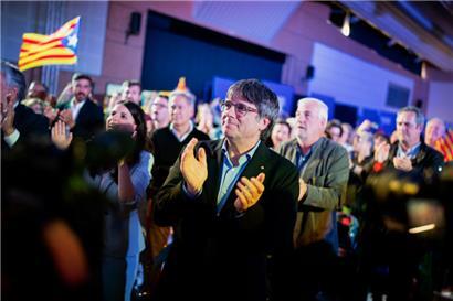 Der ehemalige Regionalpräsident Carles Puigdemont kündigte im Falle einer Niederlage seinen Rückzug aus der Regionalpolitik an

