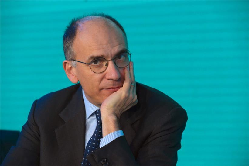 Der ehemalige italienische Premierminister und derzeitige Chef der Demokratischen Partei, Enrico Letta, sucht nach Partnern für ein Wahlbündnis
