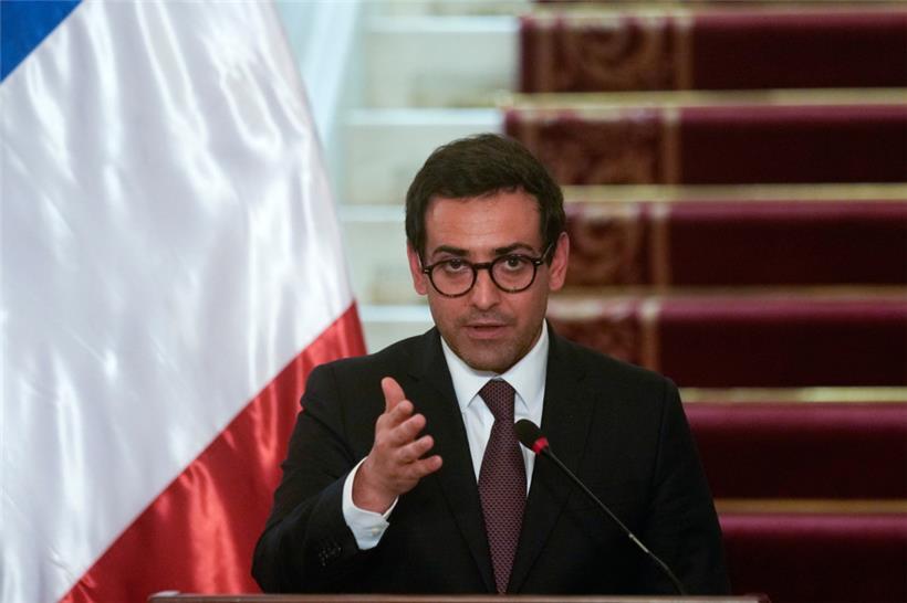 Der französische Außenminister Stéphane Séjourné soll den französischen EU-Kommissar Thierry Breton ersetzen
