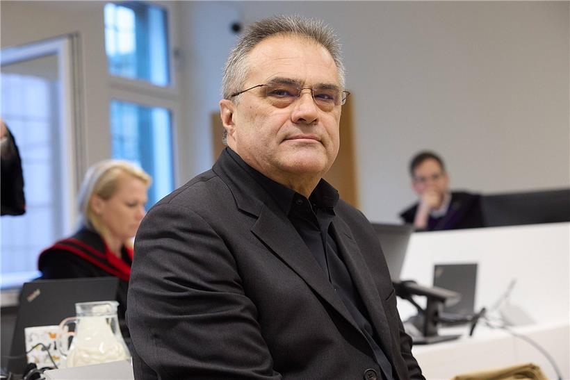 Egisto Ott, ehemaliger Chefinspektor des österreichischen Verfassungsschutzes, im Prozess am Landesgericht Wien