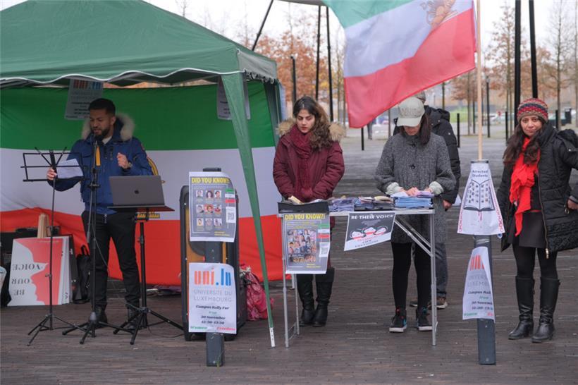 Der gebürtige Iraner Amir Vesali (LSAP) erzählte in seiner Rede, wie er das Gesc...
