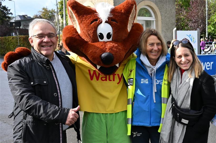 Der heimliche Star des „Walfer Vollekslaf“: Maskottchen Walfy