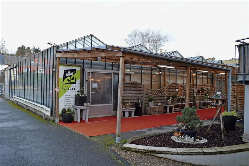 Der heutige Verkaufsraum der Gärtnerei Wetzel
