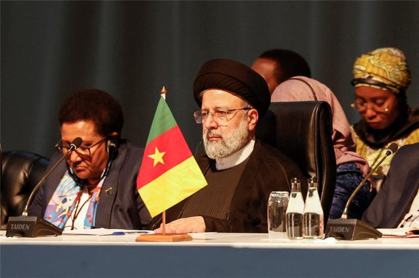 Der iranische Präsident Ebrahim Raisi auf dem Brics-Gipfel in Südafrika
